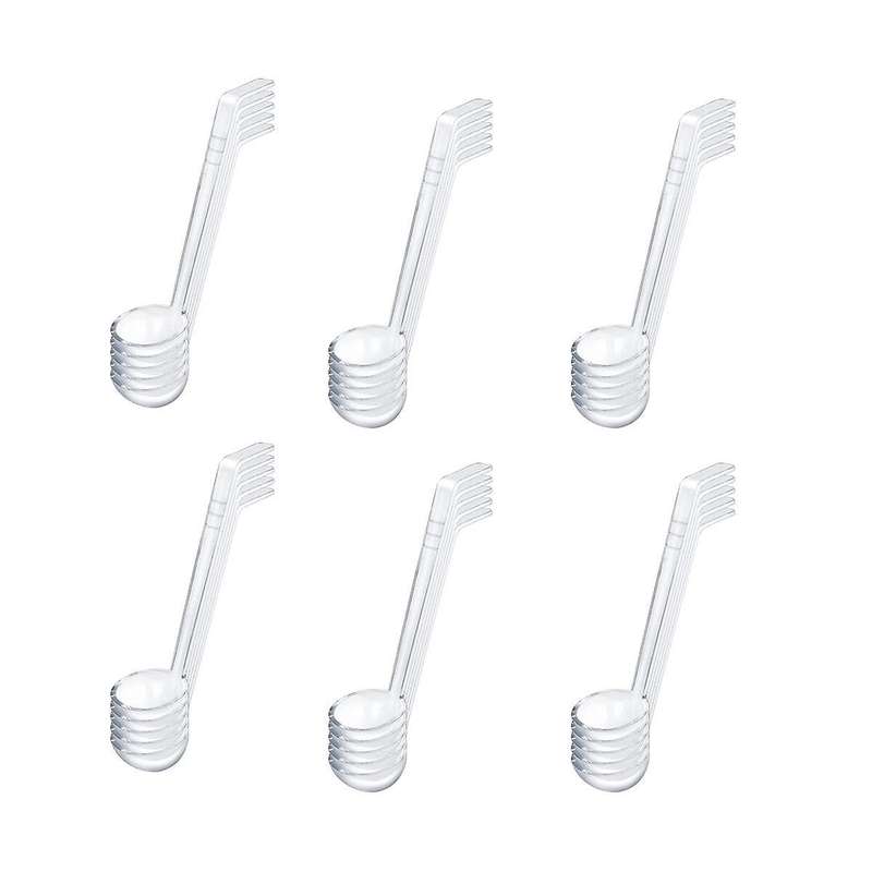 30 Pieces Clear Small Ladles for Sauce Long Punch Plastic Dressing and Sauces Ladles