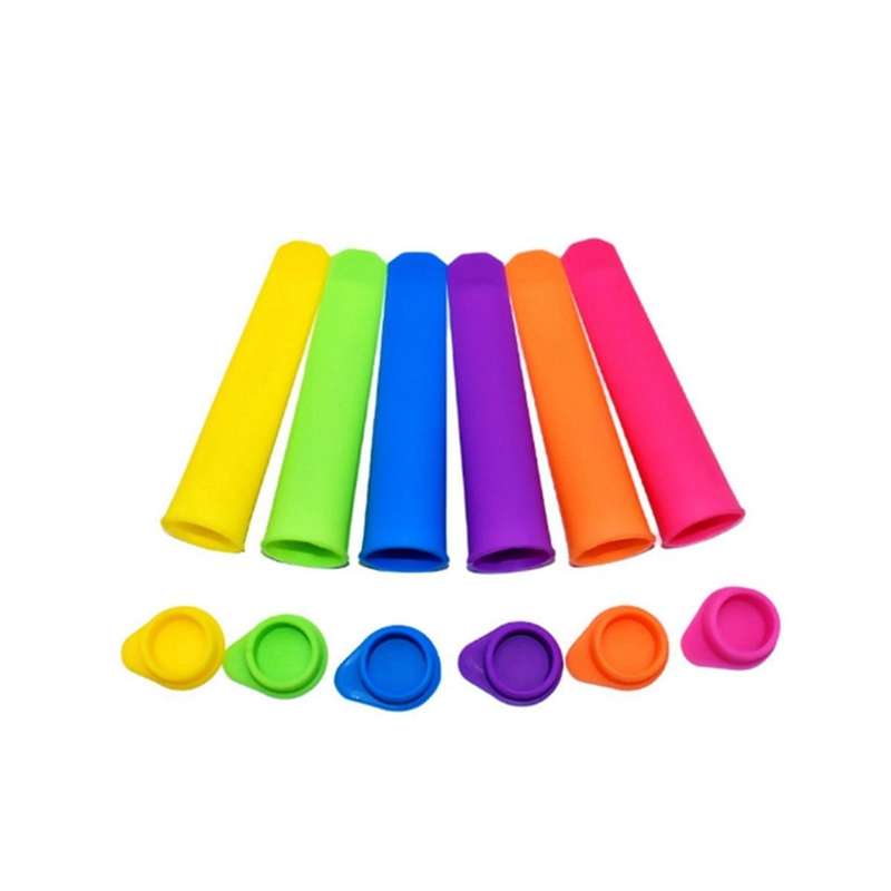 30 Pieces Summer Popsicle Molds Kitchen Diy Random Colors Food Grade Silicone Freeze Ice Cream Mold