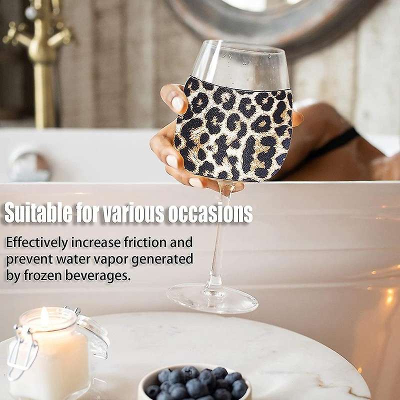 30 Pieces of Sublimation Blank Products-Wine Glass Sublimation Neoprene Insulation Cover, DIY Sublim