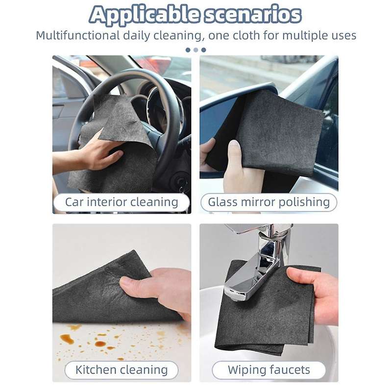 30 X 30cm Cloth Thickened Cleaning Cloths Reusable Car Window Glass Wiping Rags