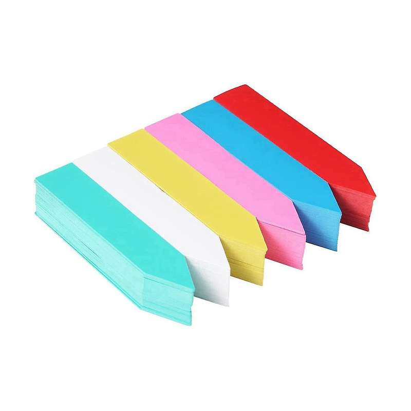 300 Pcs Plastic Plant Nursery Garden Labels 6 Colors 4 Inch Pot Marker Garden Stake Tags Waterproof