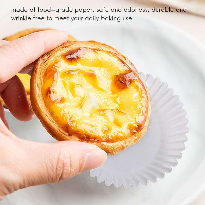 300 Pieces Foil Metallic Cupcake Liners Muffin Paper Cases Baking Cups, Gold, Silver and Gold, 2-in