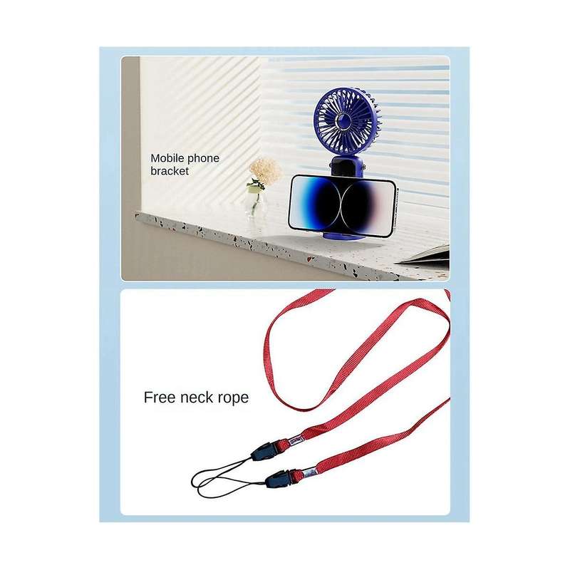 3000mah Summer Handheld Fan Portable Folding Fan Usb Charging High Wind Power Fan with Led Screen fo