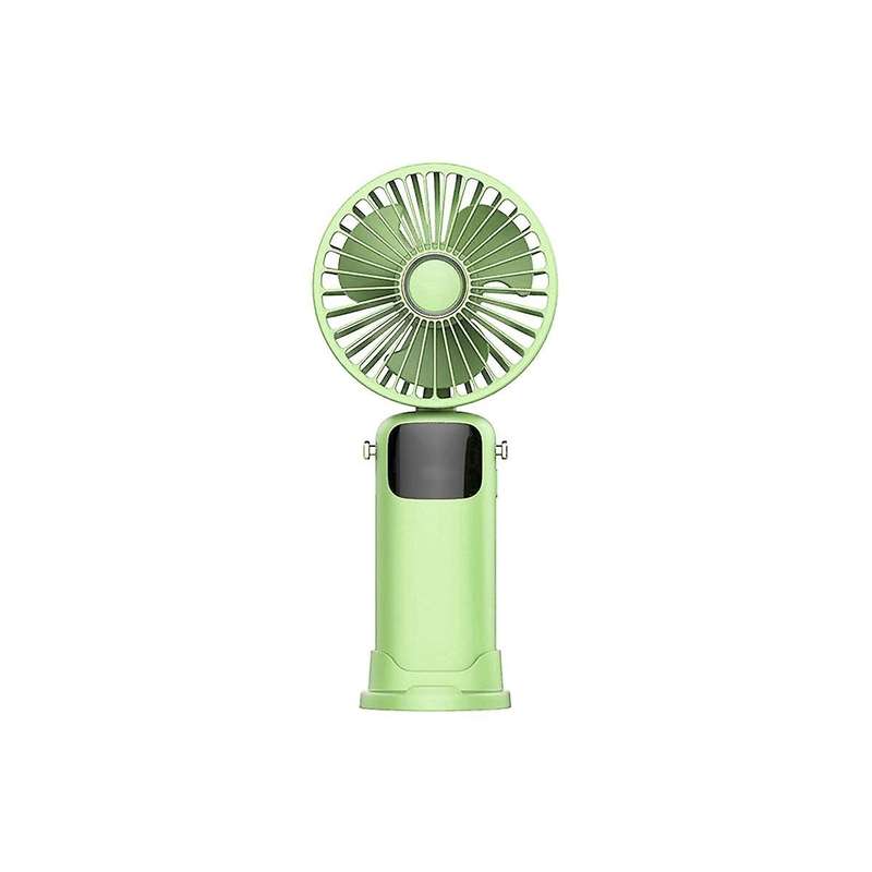 3000MAh Summer Handheld Fan Portable Folding Fan USB Charging High Wind Power Fan with LED Screen fo