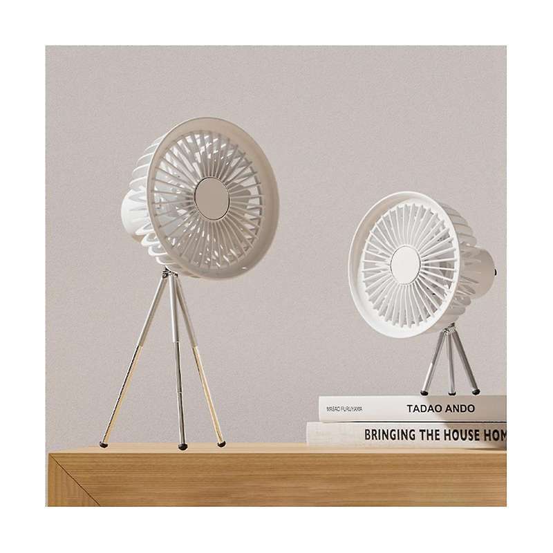 3000mah Portable Small Fan Multi-function Desktop Tripod Camping Fan Usb Charging Mini Fan Outdoor