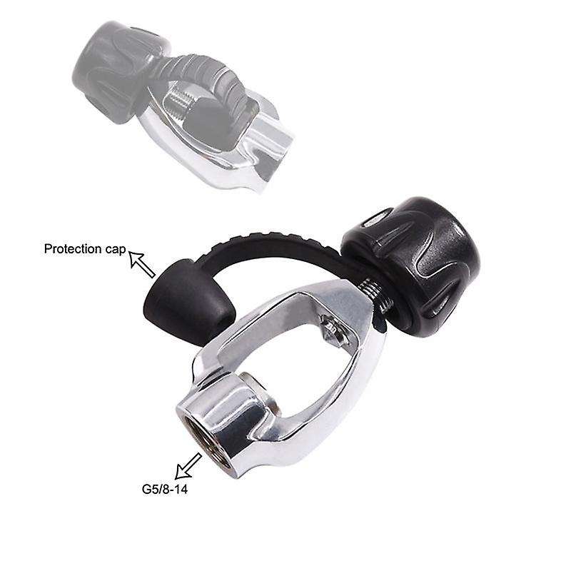 300Bar 4500Psi DIN to Yoke Regulator Adapter Scuba Diving Tank High Pressure Filling Valve Din Stat