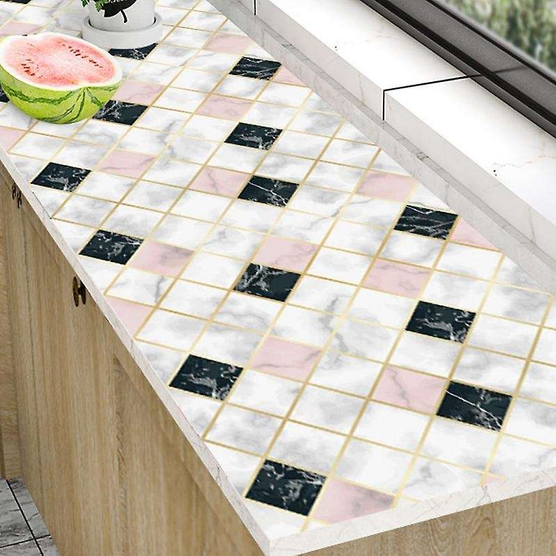 300cm Wallpapers Aluminum Coating Waterproof Room Kitchen Self Adhesive Contact Wall Stickers Home