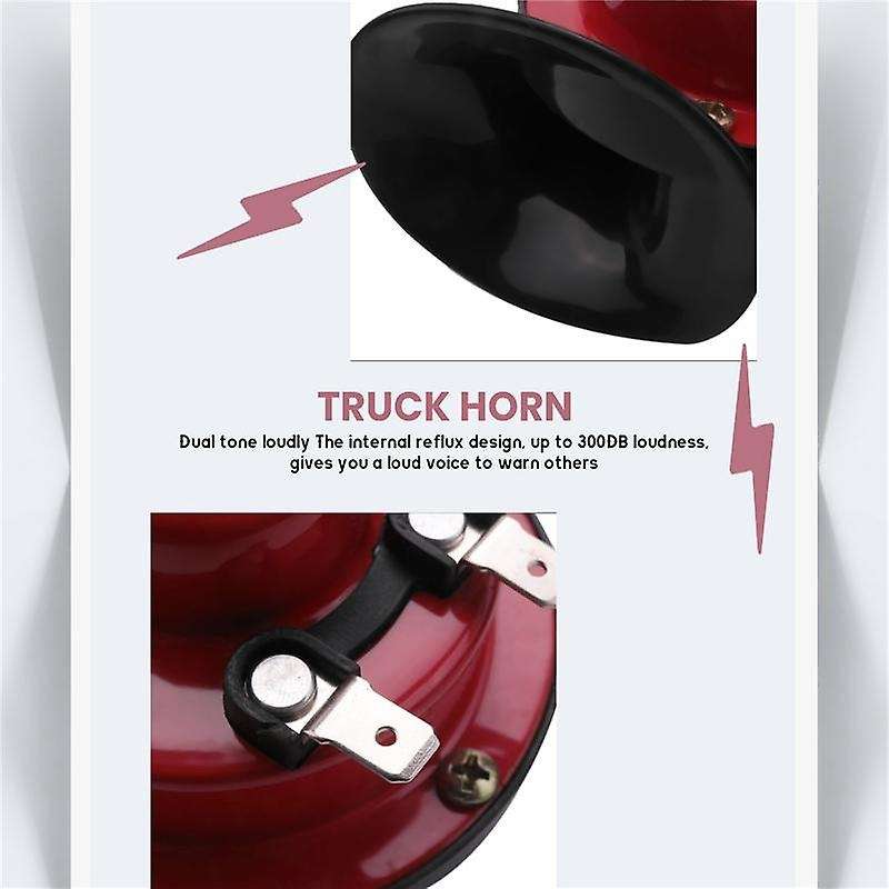 300db Super Loud Train Horn for Truck Train Boat Car Air Electric Snail Single Horn 12v Waterproof