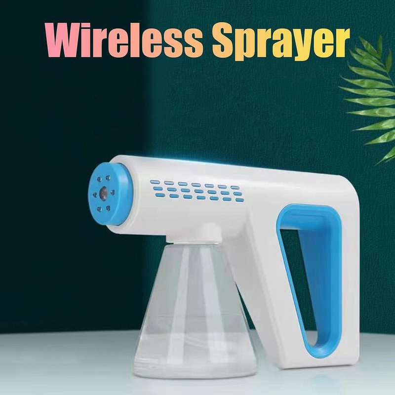 300ML Sprayer Wireless Sprayer Rechargeable Blue Light Nano Atomizer Steam Sprayer Humidifier Househ