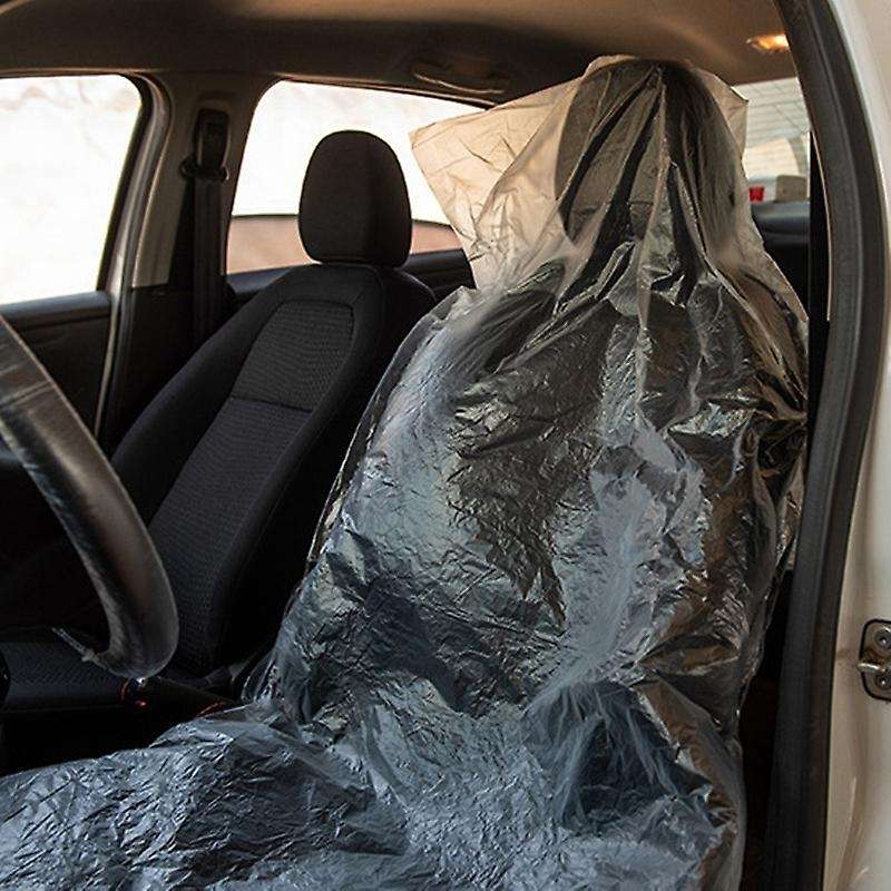 300Pcs Automobile Disposable Plastic Seat Cover 140 x 80mm Automobile Seat Cover Automobile