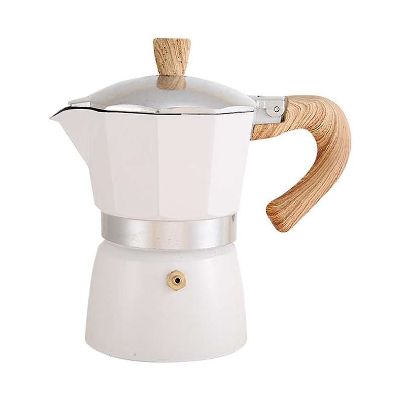 300ml Vintage Wooden Handle Espresso Maker Moka Pot Classic Italian Cafe Tools Kitchen Cafe Accesso
