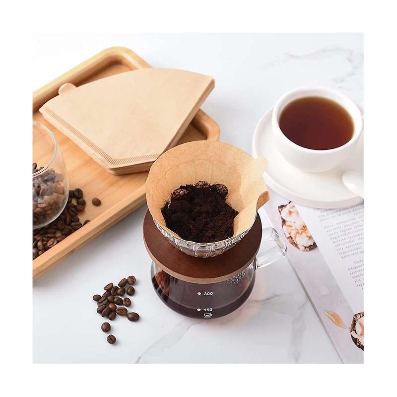 300pcs Coffee Filters 4 Disposable Coffee Filters 4 Cone Paper for Pour Over Coffer Makers/coffee D