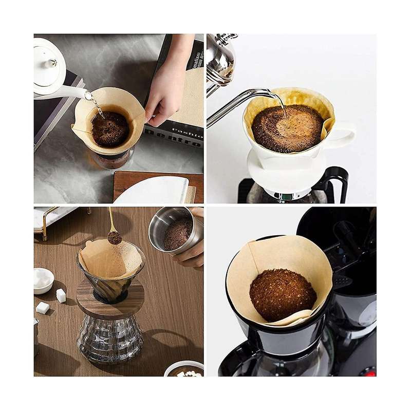300pcs Coffee Filters 4 Disposable Coffee Filters 4 Cone Paper for Pour Over Coffer Makers/coffee D