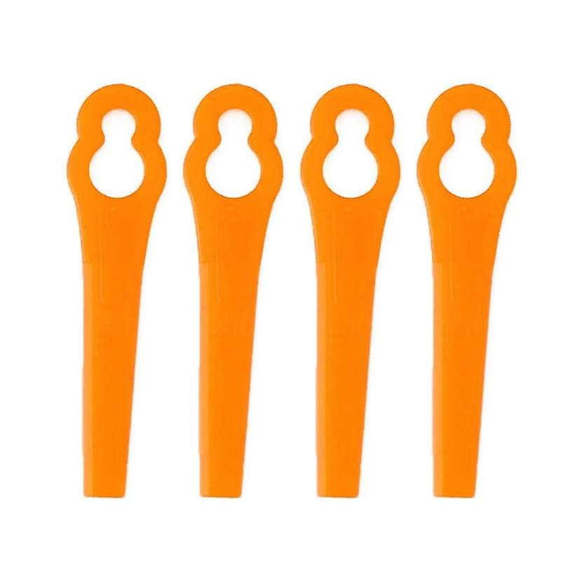 300Pcs 8.3CM Plastic Grass Trimmer Blade Replacement Blades Lawn Mower Blades for Lawn Mower