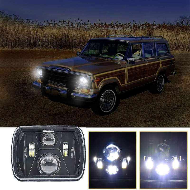 300W 30000LM 7Inch H4 Led Headlight High Low Beam for Wrangler SUV Truck Offroad Motorcycle Waterpro