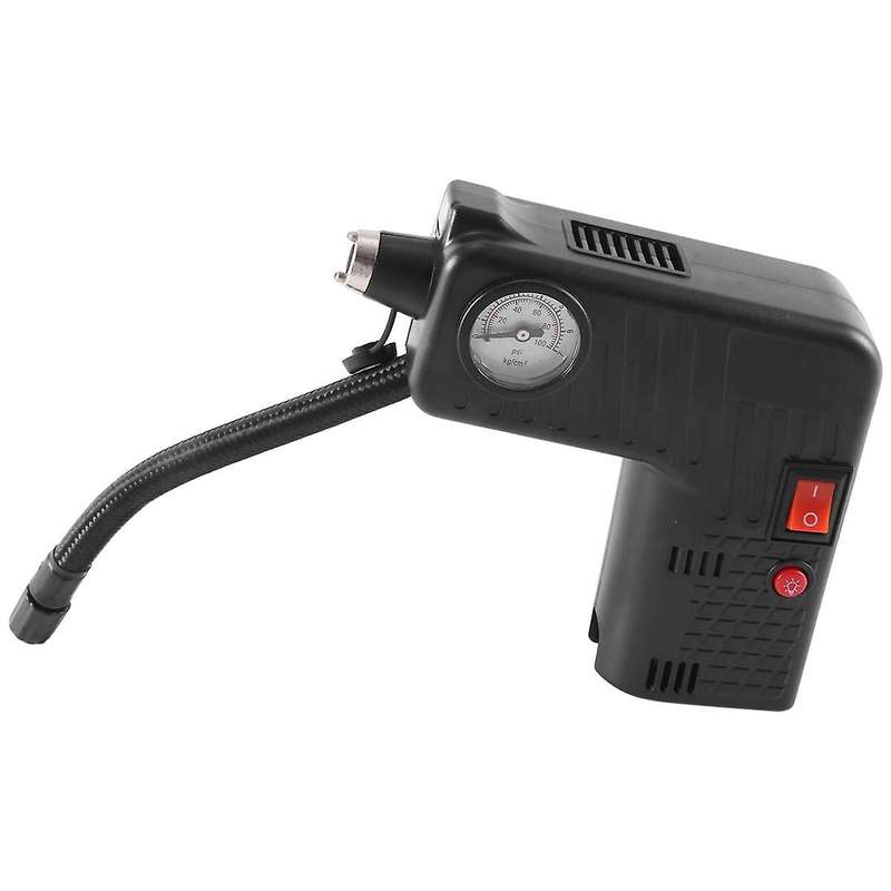 -301 Multifunctional Air Pump Car Air Pump Portable Air Pump Auto Supplies,black
