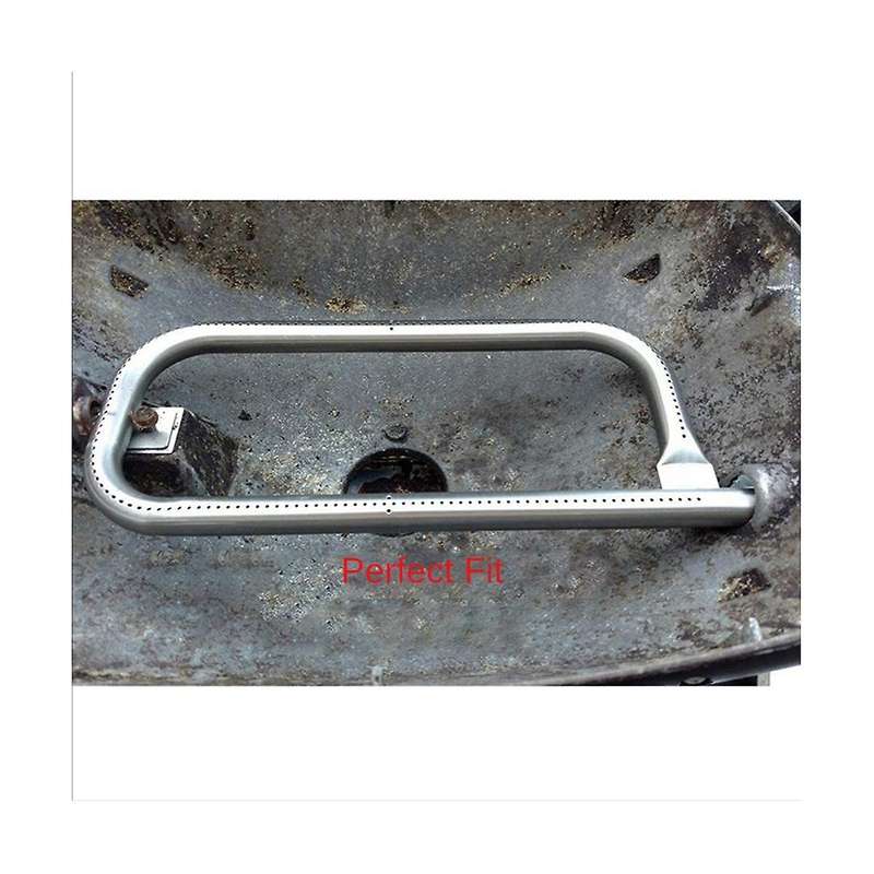 304 Stainless Steel 60040 69957 Grill Burner Tube Replacement for Q100 Q120 Q1000 Q1200 Baby Q Sliv