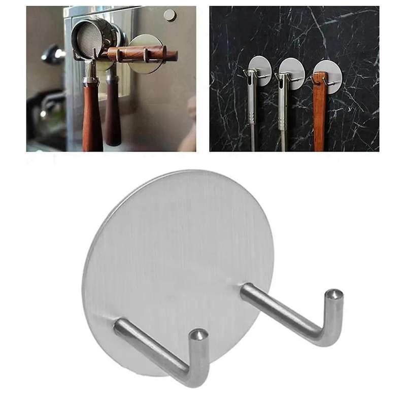 304 Stainless Steel Coffee Handle Bracket Hook Kitchen Punch-Free Storage Hook Bathroom Multi-Functi