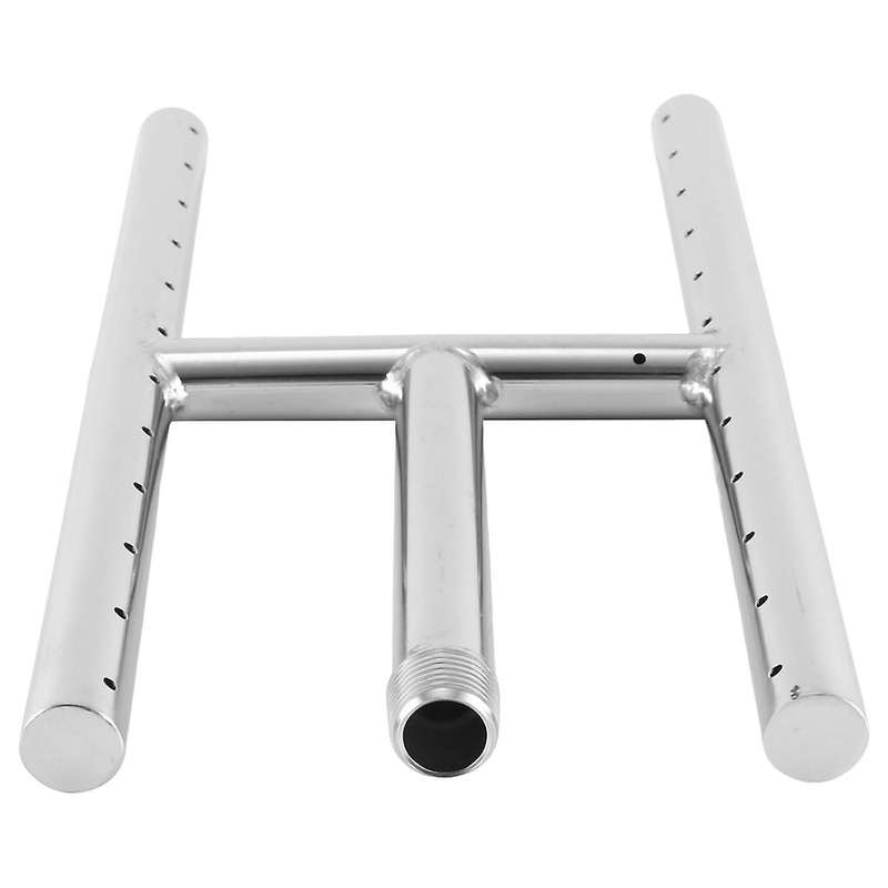 304 Stainless Steel Fireplace and Fire Pit H-burner , 12-inch By 6-inch