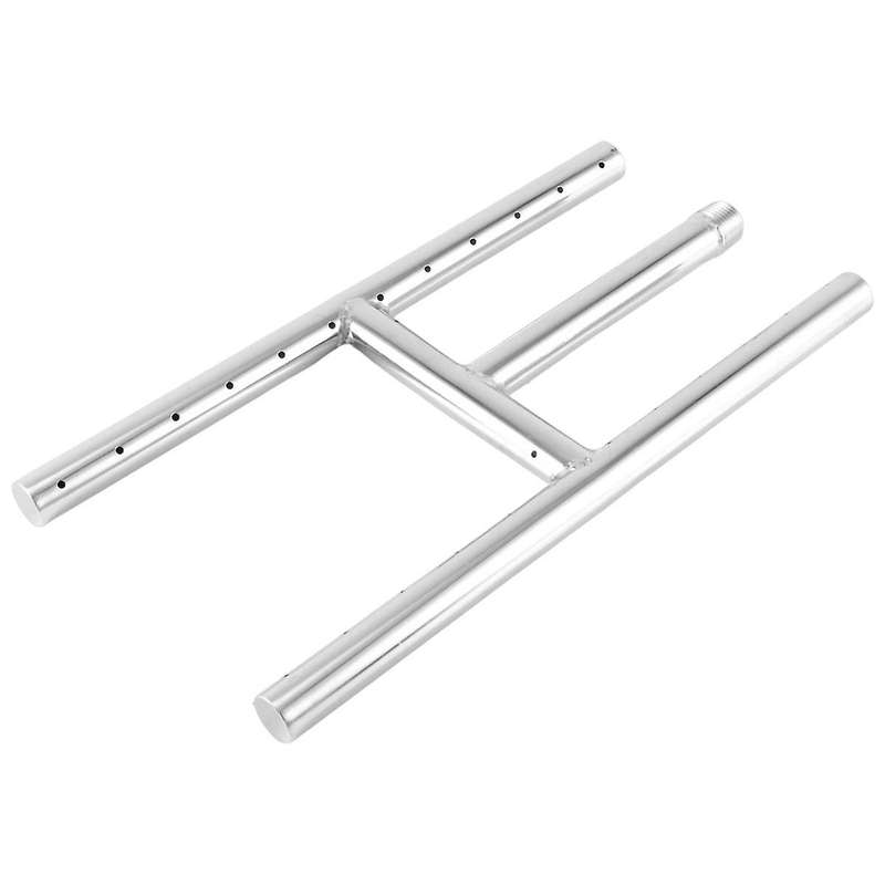 304 Stainless Steel Fireplace and Fire Pit H-burner , 12-inch By 6-inch