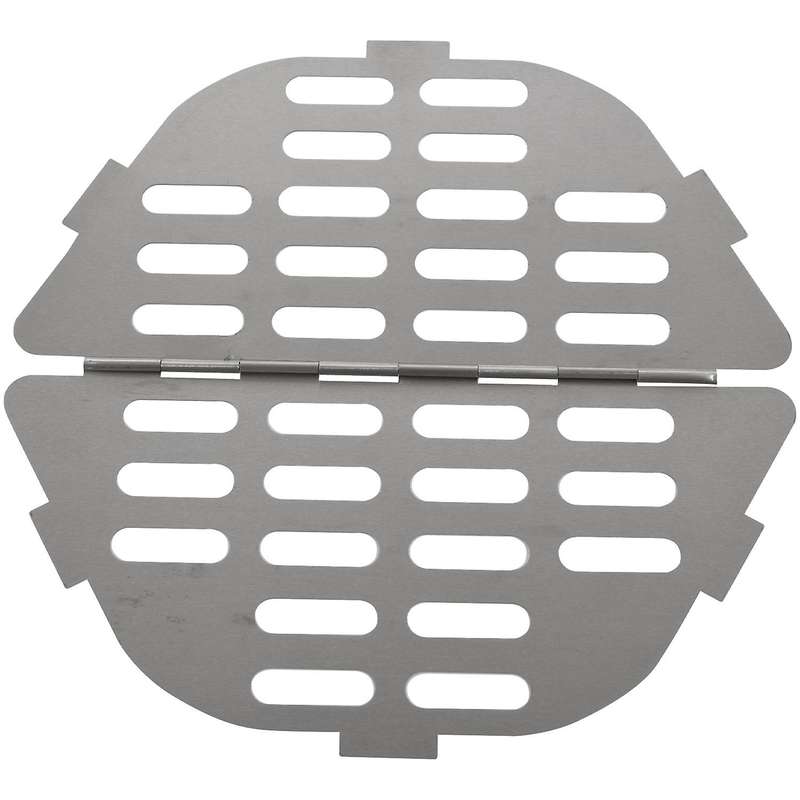 304 Stainless Steel Outdoor Baking Tray Folding Barbecue Board Camping Self-Driving Barbecue Round H