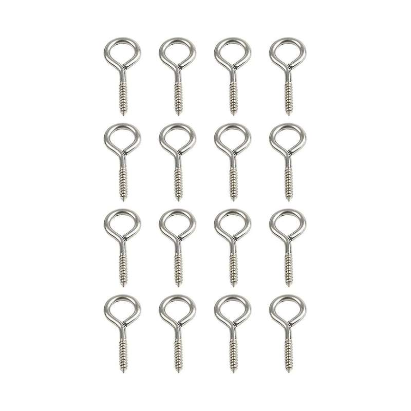 304 Stainless Steel Sheep Eye Nail Sheep Eye Self-tapping Nail Hook with Ring Screw Hand Twist Ring