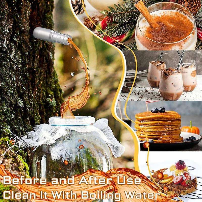 304 Stainless Steel Maple Faucet Tip Maple Syrup Tapping Kit Maple Syrup Synthetic Filter Trunk Fau