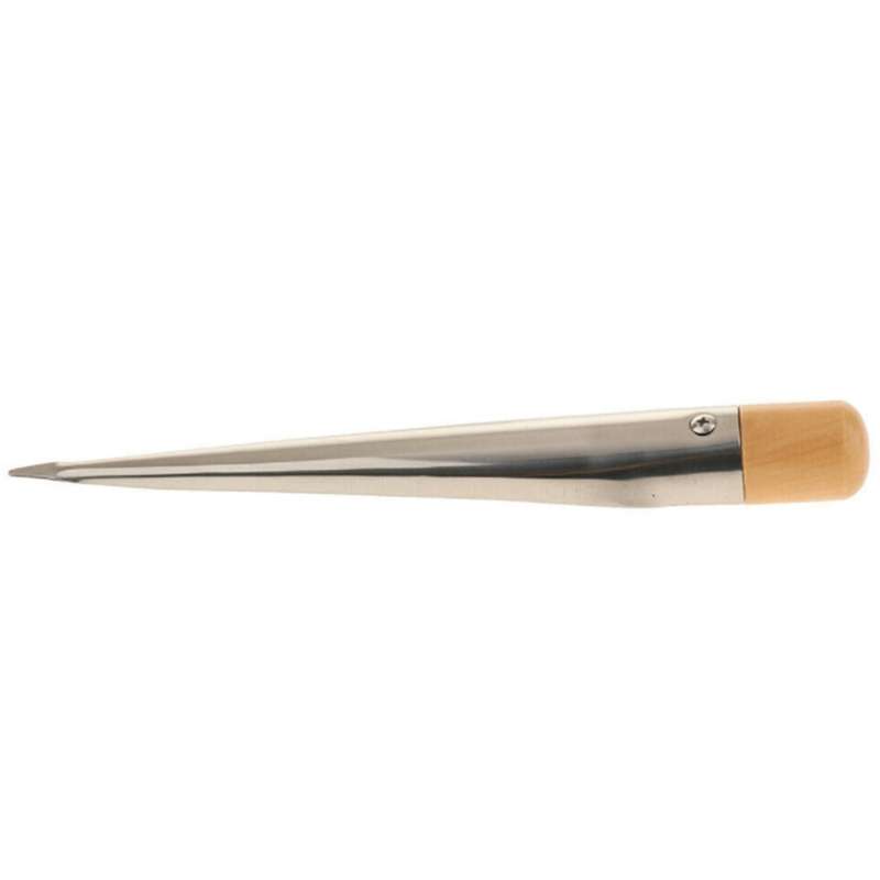 304 Stainless Steel Swedish Style Rope Splicing Spike with Wood Handle for Yacht Speedboat