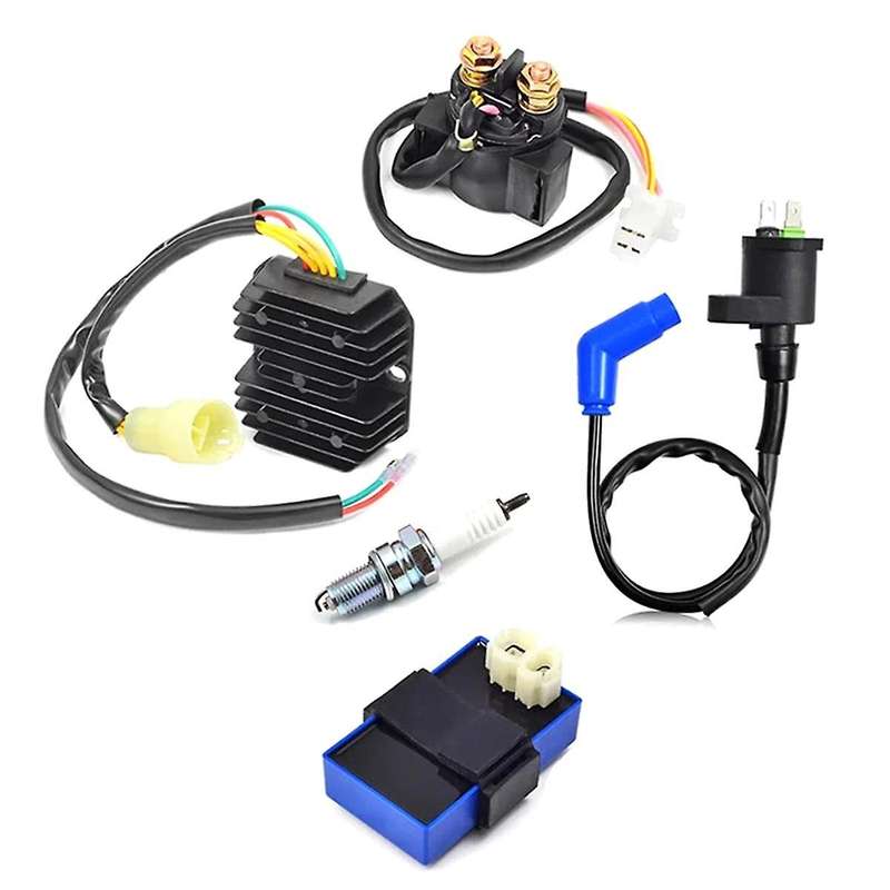 30410-HC4-770 CDI BOX Ignition Coil Voltage Regulator Rectifier Relay Kit for FourTrax 300 TRX300 TR