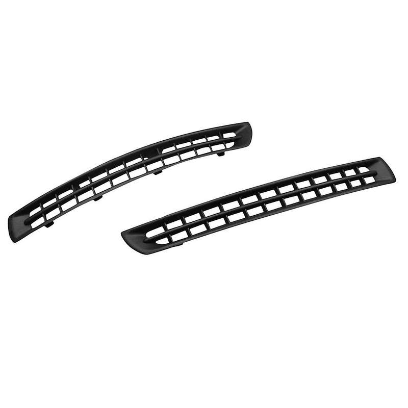 30678953 30678954 Black Pair Left Right Front Bumper Cover Trim Grille for XC90 2007-2014