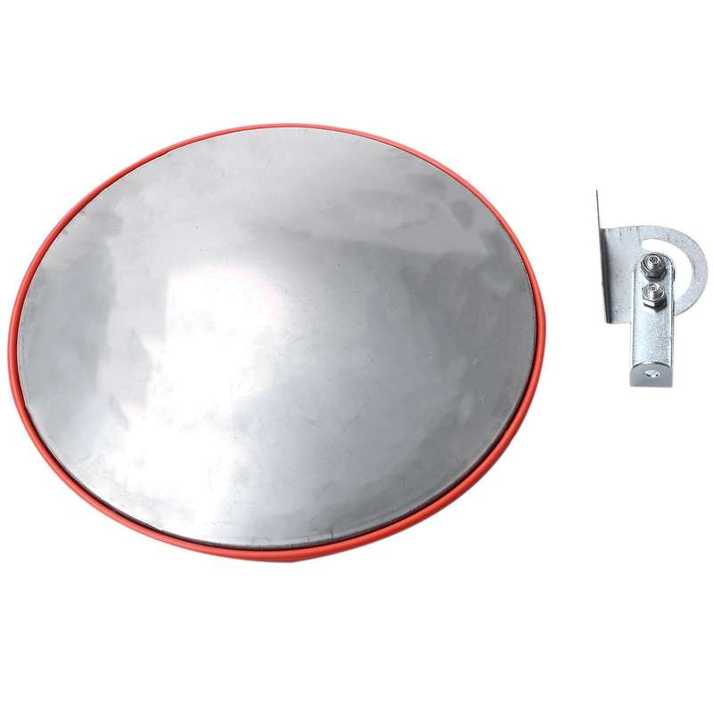 30cm Wide Angle Security Road Mirror Curved Convex Mirror(orange)
