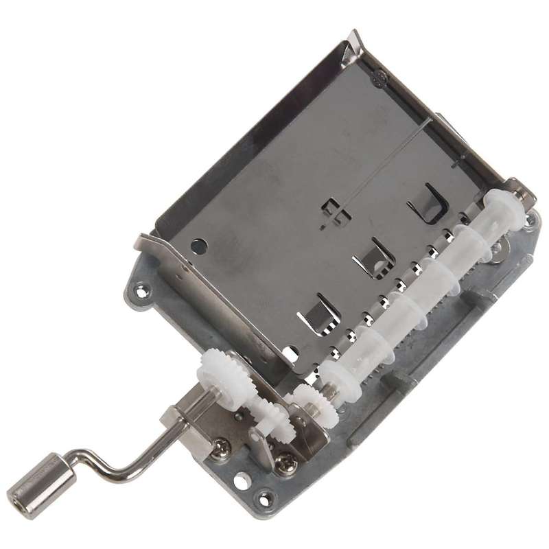 30-note Tapes Hand Crank Music Mechanical Musical Box with Hole Puncher 3 Strips Tapes Create Your O