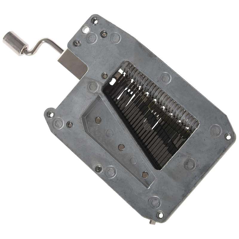 30-note Tapes Hand Crank Music Mechanical Musical Box with Hole Puncher 3 Strips Tapes Create Your O