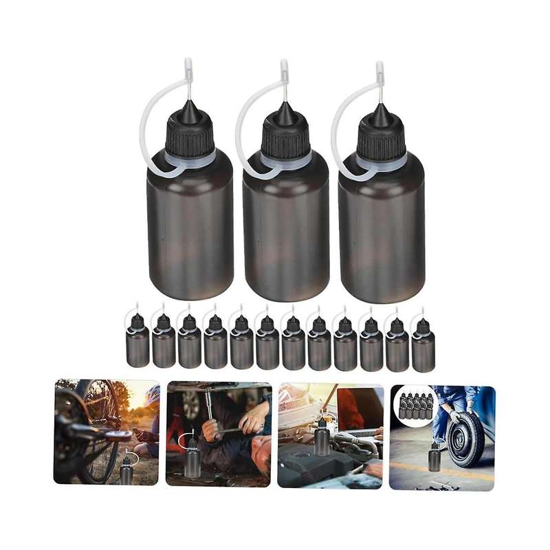 30ML/1Oz Glue Bottles 24Pcs Portable Tip Bottle Pointed Mouth Glue Applicator Bottles Water Bottle w