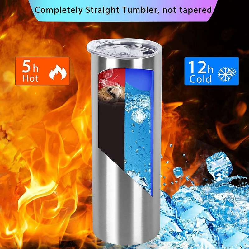 30Oz Straight Skinny Tumbler Set Stainless Steel Slim Skinny Travel Tumbler Birthday Diy Friends