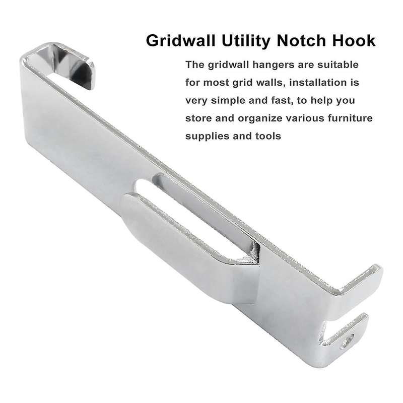 30Pc Gridwall Hooks Hangers,Grid Panel Hooks Grid Wall Hook Grid Wall Accessories Wire Grid Hook Gri