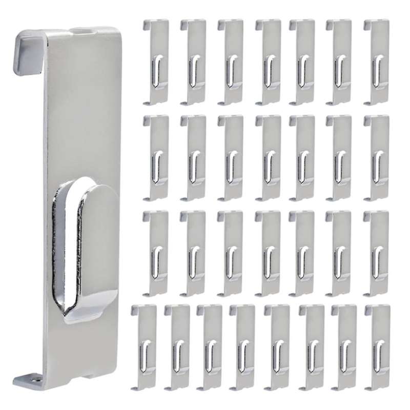 30Pc Gridwall Hooks Hangers,Grid Panel Hooks Grid Wall Hook Grid Wall Accessories Wire Grid Hook Gri