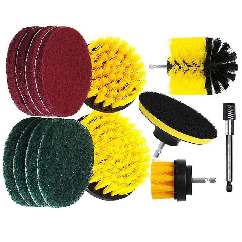 30PC Tub Clean Electric Grout Power Scrubber Cleaning Combo Tool Kit
