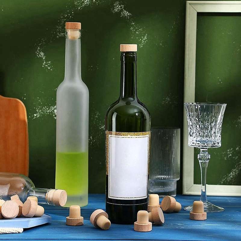 30pc Wine Bottle T Shaped Wooden Stopper Compatible Wooden Wine Stopper