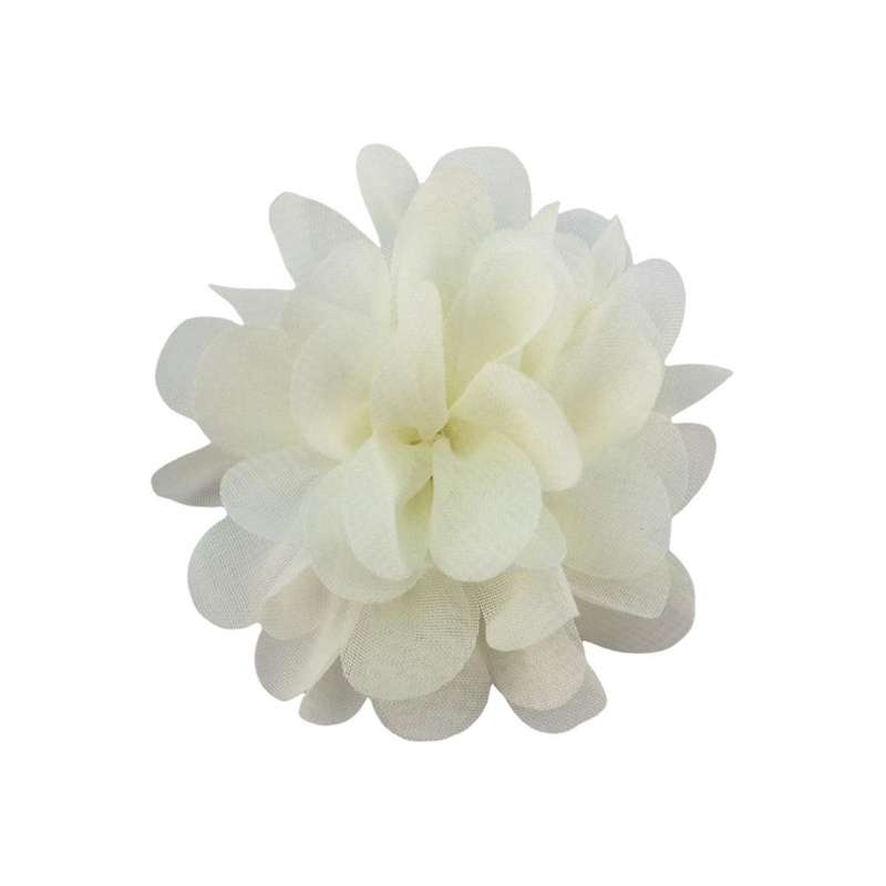 30PCS 7CM Chiffon Gauze Flower Artificial Fabric Silk Flower Head for DIY Wedding Party Home Floral