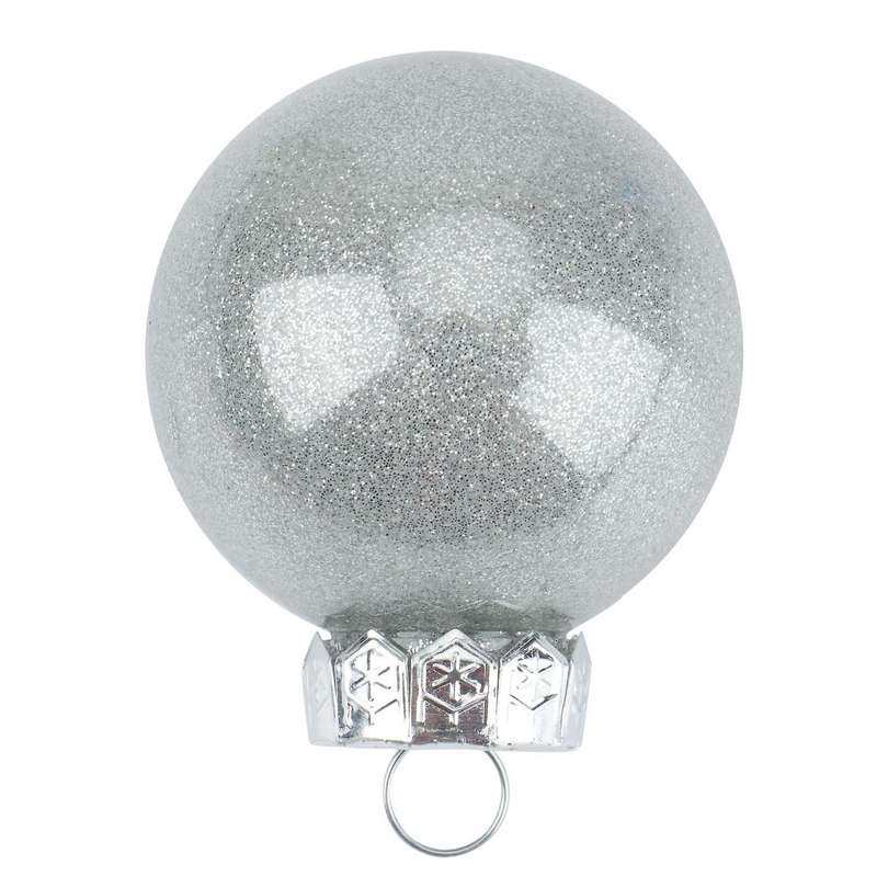 30pcs 6mm Decoration Ball, New Year's Hanging Ball, Party Pendant Props, Silver