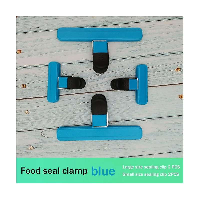 30pcs Bag Clips Assorted Sizes Food Bag Clips Plastic Heavy Seal Grip for Snacks Coffee Vegetables