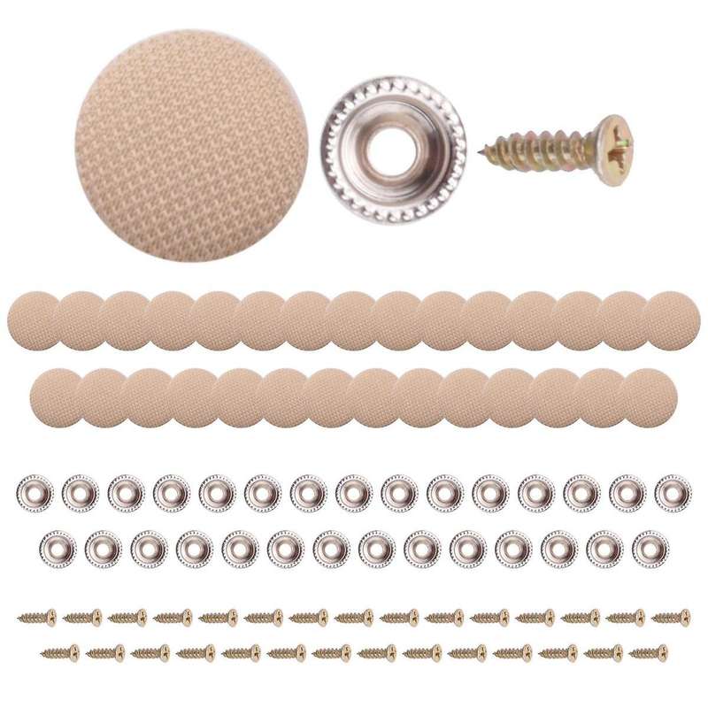 30Pcs Car Ceiling Cloth Fixing Screw Car Roof Fixed Buckle Snap Rivets Retainer Automotive Headliner