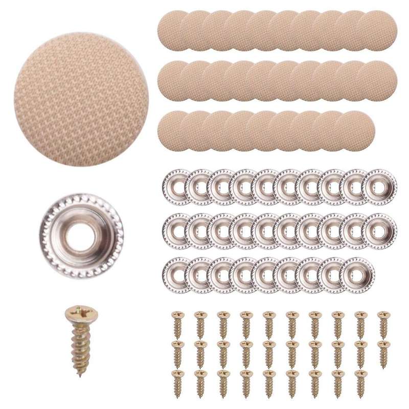 30Pcs Car Ceiling Cloth Fixing Screw Car Roof Fixed Buckle Snap Rivets Retainer Automotive Headliner