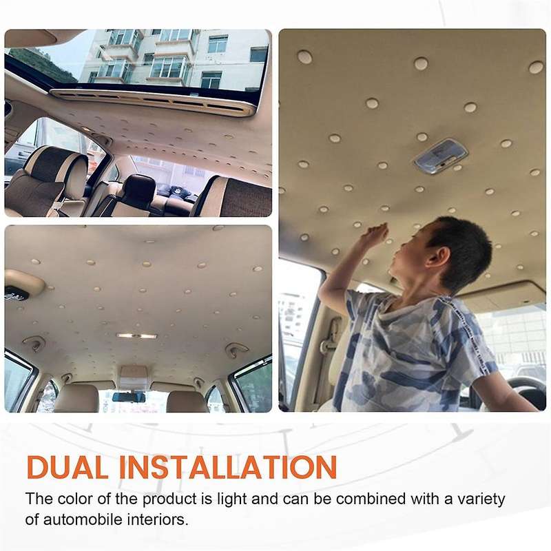 30Pcs Car Ceiling Cloth Fixing Screw Car Roof Fixed Buckle Snap Rivets Retainer Automotive Headliner