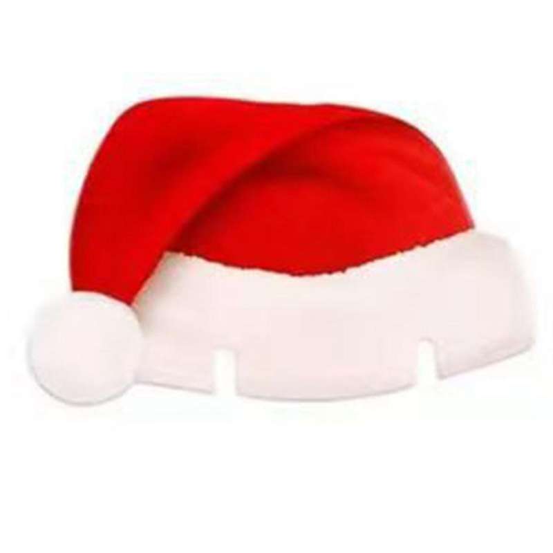 30pcs Christmas Cup Card Santa Hat Wine Glass Decor Ornaments Navidad New Year Gift Christmas Decora
