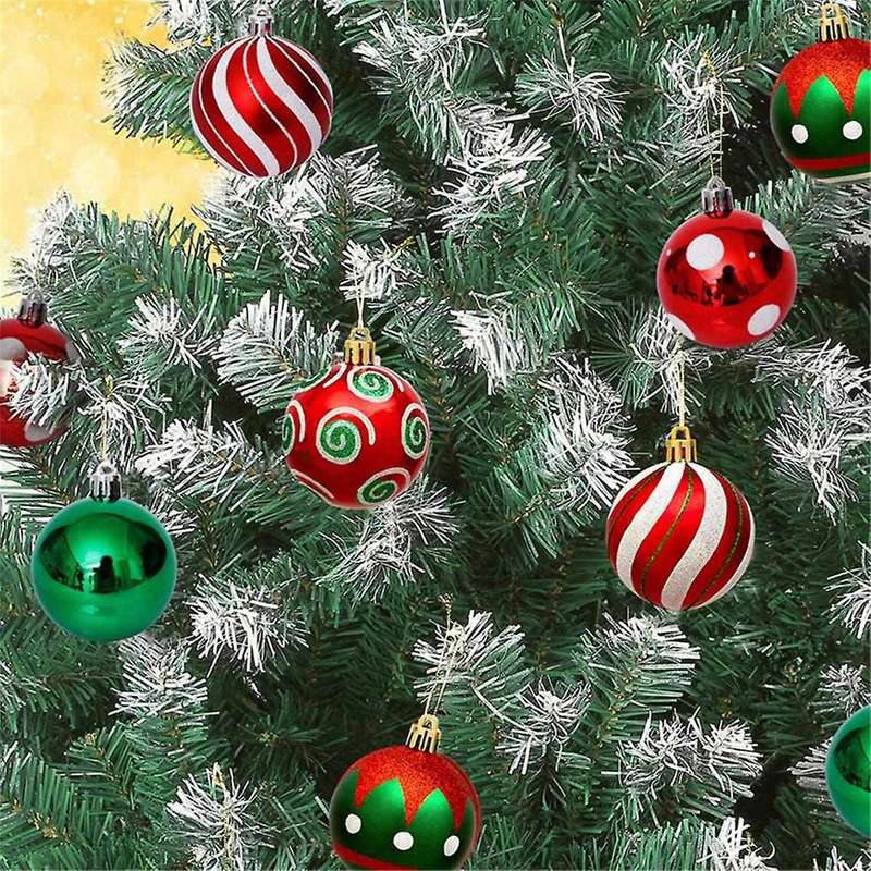 30pcs Christmas Ball Christmas Tree Decoration Ornaments for Home Decor Xmas Hanging Tree Pendants N