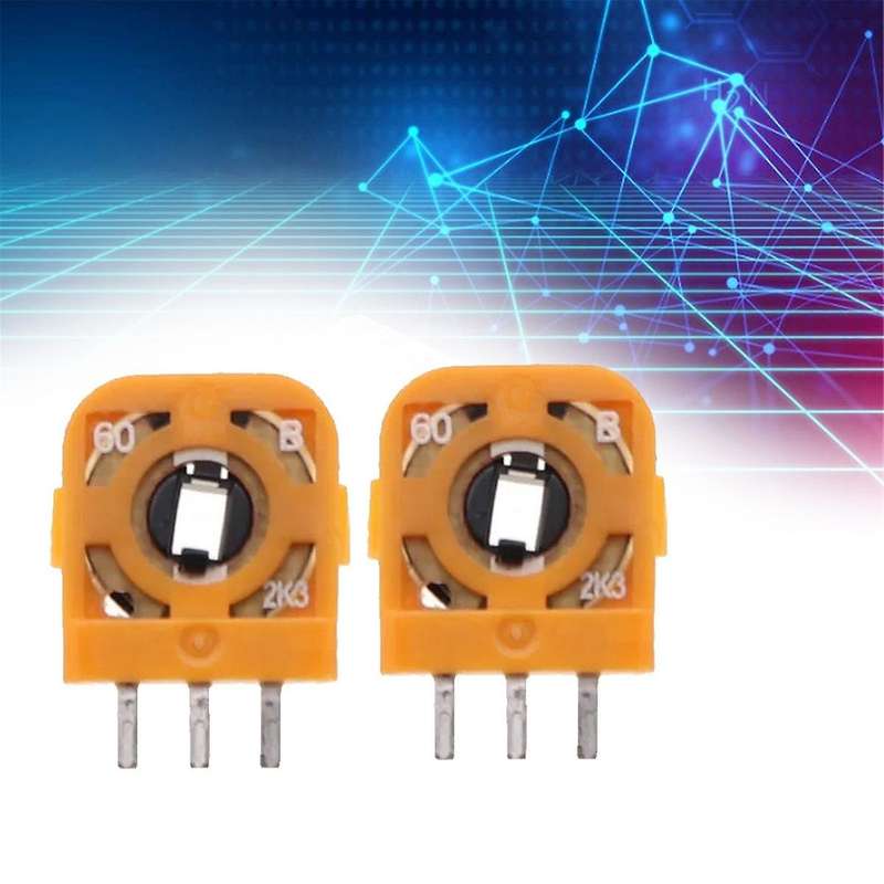 30PCS Joystick Potentiometers Sensor Module Kit for Controllers 2.3Kohn 3D Thumbstick Axis Resistor