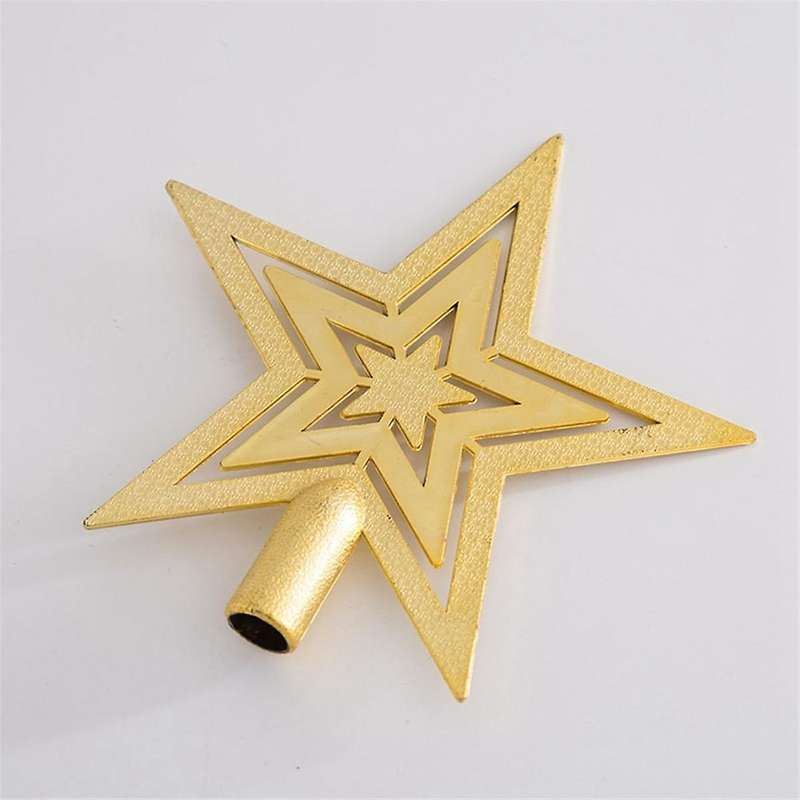 30pcs Star Hanging Holiday Decorative Crafts 5-pointed Star Hanging Decoration Pendant Pentagram Gar