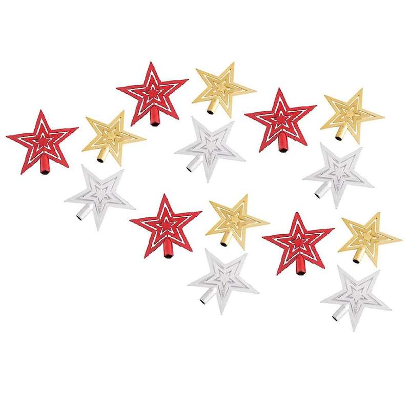 30pcs Star Hanging Holiday Decorative Crafts 5-pointed Star Hanging Decoration Pendant Pentagram Gar